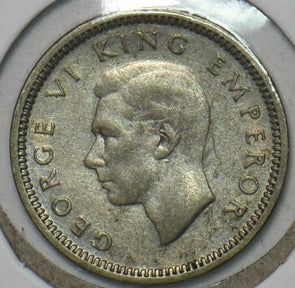 New Zealand 1939 3 Pence 152402 combine shipping