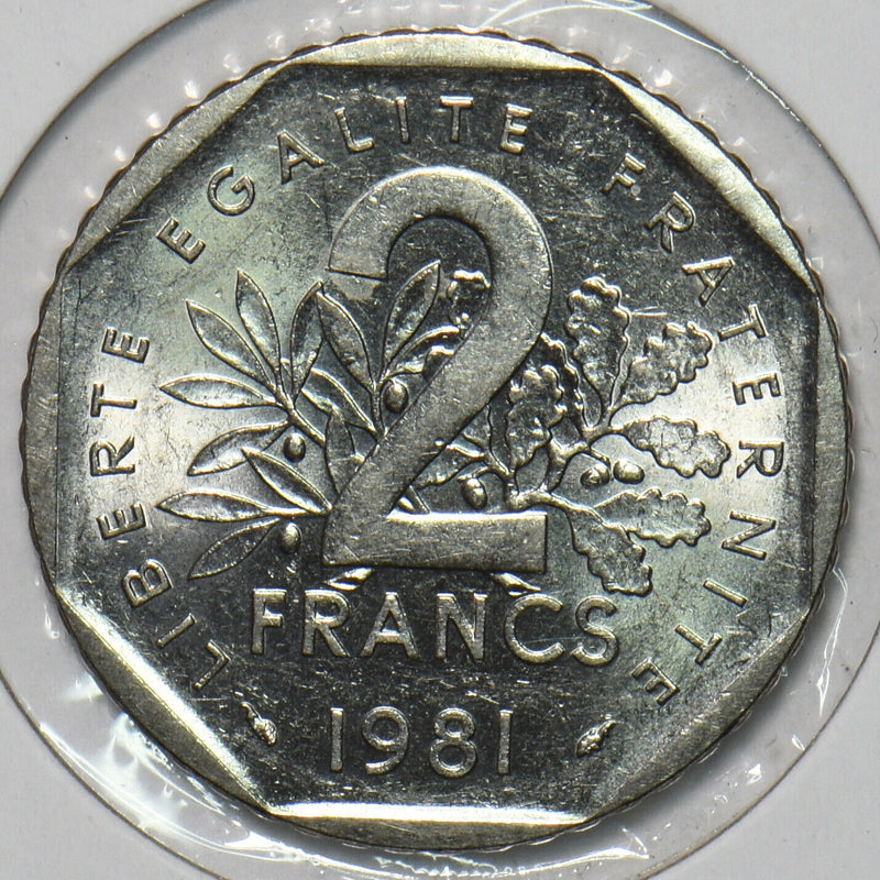 France 1981 2 Francs 195787 combine shipping