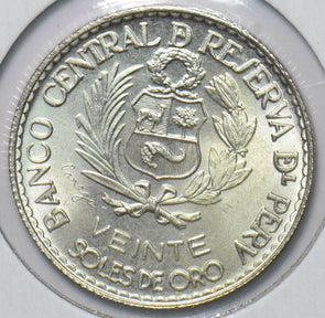 Peru 1965 20 soles 293685 combine shipping