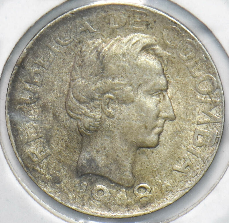 Colombia 1948 10 Centavos 192286 combine shipping