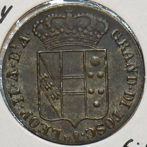Italian States 1853 3 Quattrini UNC Tuscany 491095 combine shipping