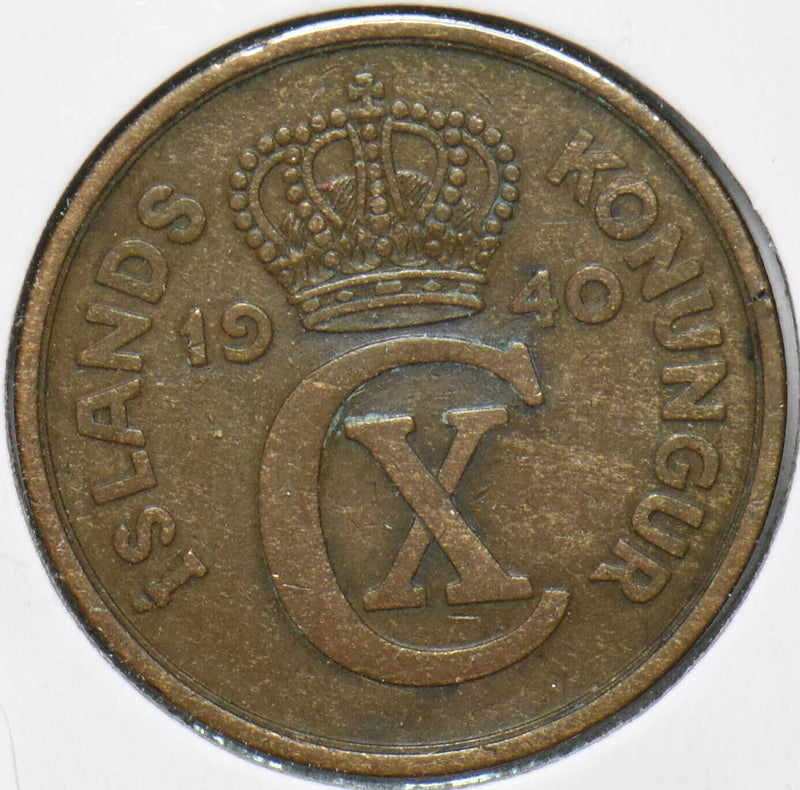 Iceland 1940 5 Aurar 192329 combine shipping