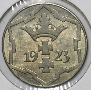 Danzig 1923 10 Pfennig Poland 296350 combine shipping