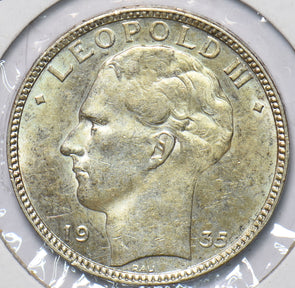 Belgium 1935 20 Francs 294072 combine shipping