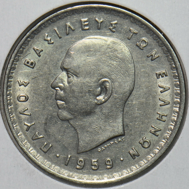 Greece 1959 10 Drachma 151742 combine shipping