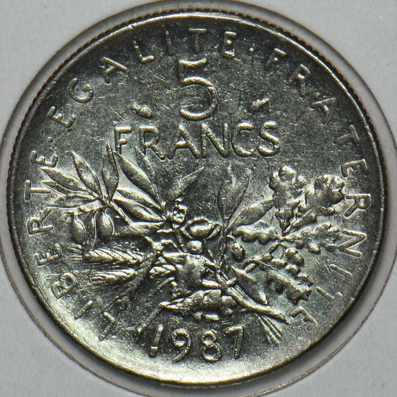France 1987 5 Francs 151815 combine shipping