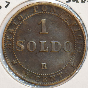 Vatican 1867 A Soldo 297052 combine shipping