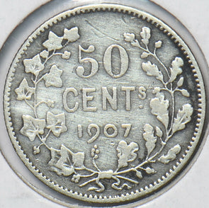Belgium 1907 50 Cents 902425 combine shipping