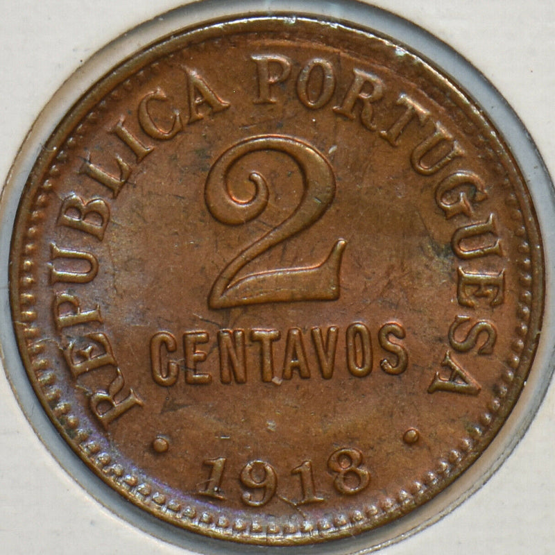 Portugal 1918 2 Centavos 195834 combine shipping