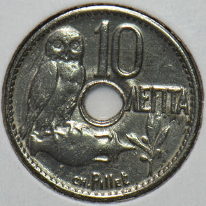Greece 1912 10 Lepta Owl animal 297259 combine shipping