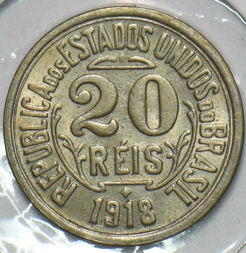 Brazil 1918 20 Reis 296828 combine shipping