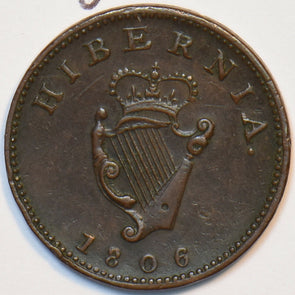 Ireland 1806 Farthing George III 491086 combine shipping