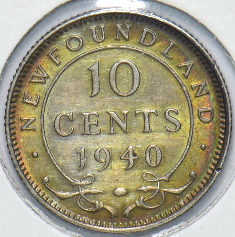 Canada 1940 Newfoundland 10 cents Georgivs VI 293628 combine shipping