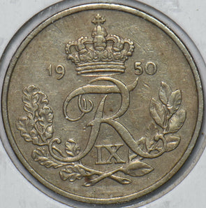 Denmark 1950 25 Ore 151498 combine shipping