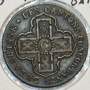 Swiss Cantons 1827 Batz Vaud 491185 combine shipping