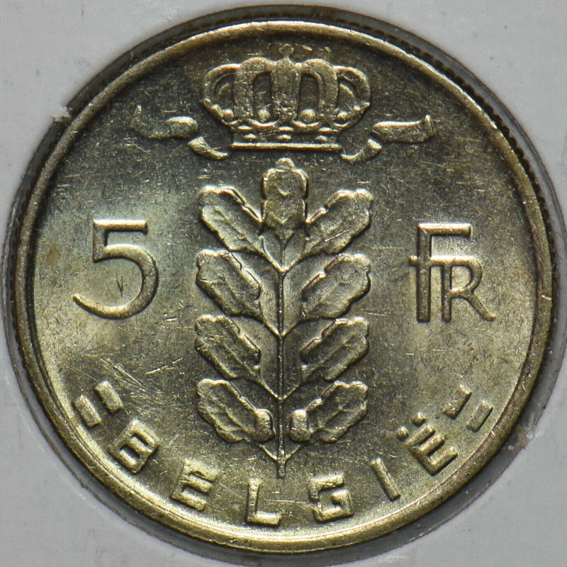 Belgium 1966 5 Francs 195878 combine shipping