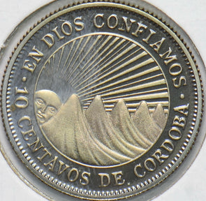 Nicaragua 1972 10 Centavos proof 192303 combine shipping