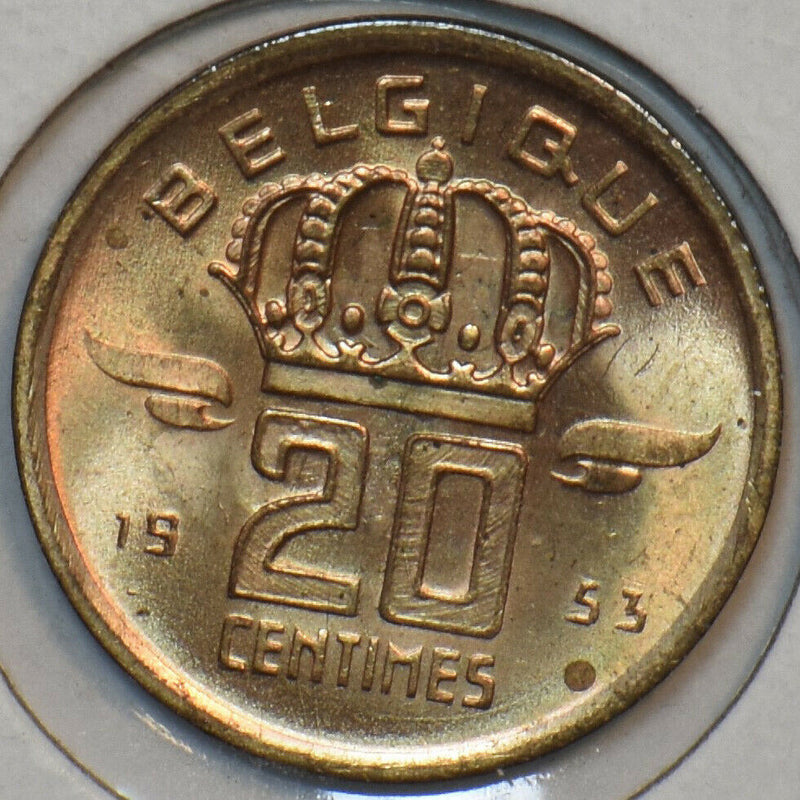 Belgium 1953 20 Centimes 195913 combine shipping