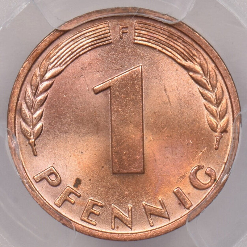 Germany 1950 Pfennig PCGS MS 65 RED J-380 PI0027 combine shipping