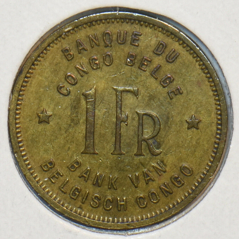Belgian Congo 1944 Franc Elephant animal 297049 combine shipping