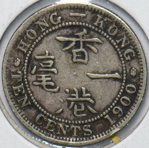 Hong Kong 1900 H 10 Cents KM 6.3 293916 combine shipping