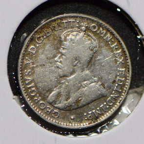 Australia 1928 3 Pence Kangaroo animal Emu  901259 combine shipping
