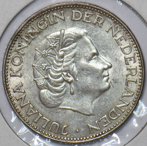 Netherlands 1960 2 1/2 Gulden 195143 combine shipping