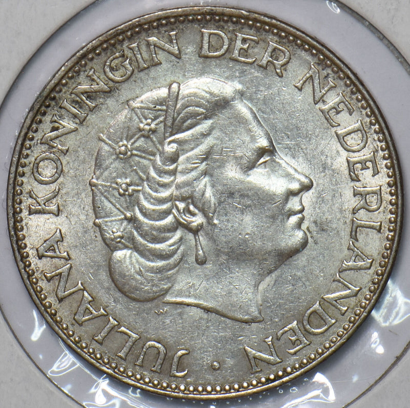 Netherlands 1960 2 1/2 Gulden 195143 combine shipping