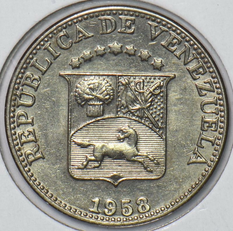 Venezuela 1958 12 1/2 Centimos Horse animal 296429 combine shipping