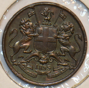 India British 1835 East India Co. 1/12 Anna Lion animal 297041 combine shipping