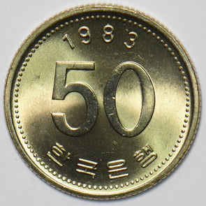 South Korea 1983 50 Won 195734 combine shipping