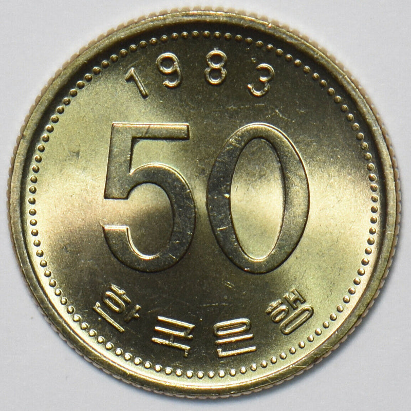 South Korea 1983 50 Won 195734 combine shipping