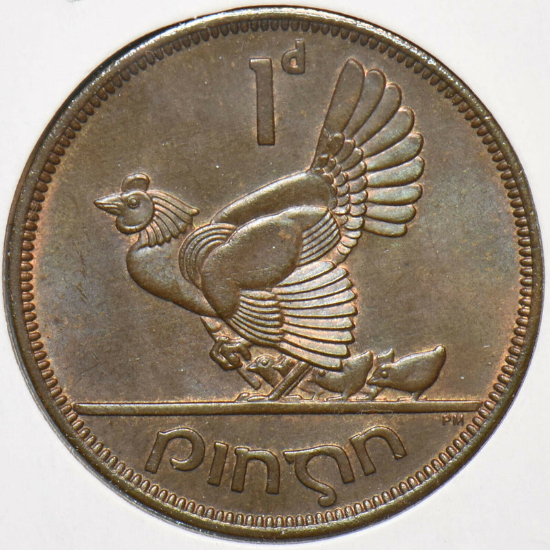 Ireland 1952 Penny 151543 combine shipping