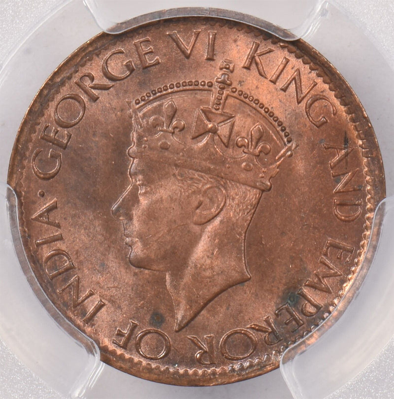 Ceylon 1943 Cent PCGS Environmental Damage-UNC Detail PI0139 combine shipping