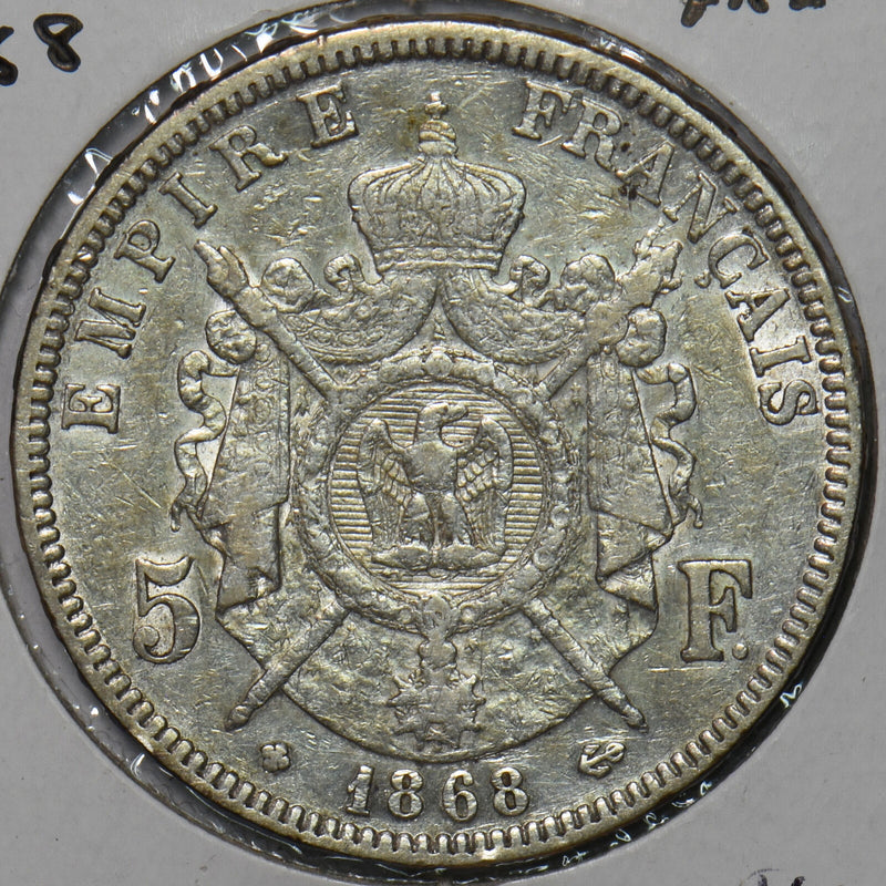 France 1868 A 5 Francs 491066 combine shipping