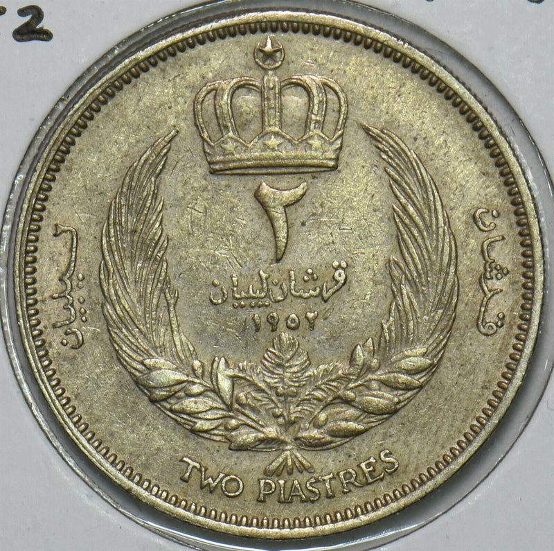 Libya 1952 AH 1372 2 Piastres 196621 combine shipping
