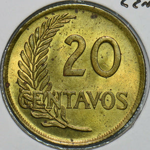 Peru 1962 20 Centavos 196601 combine shipping