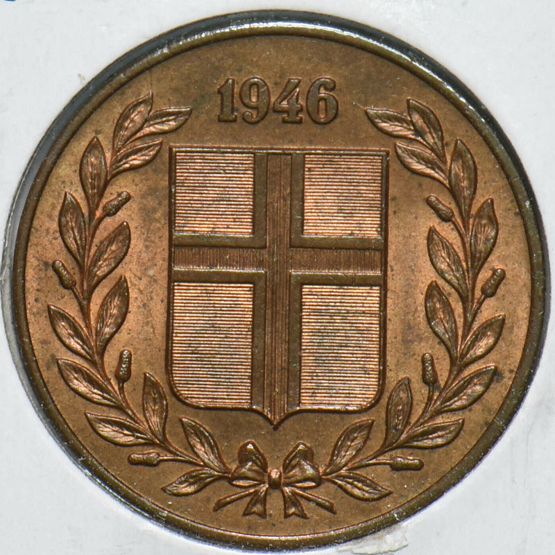 Iceland 1946 5 Aurar 192336 combine shipping