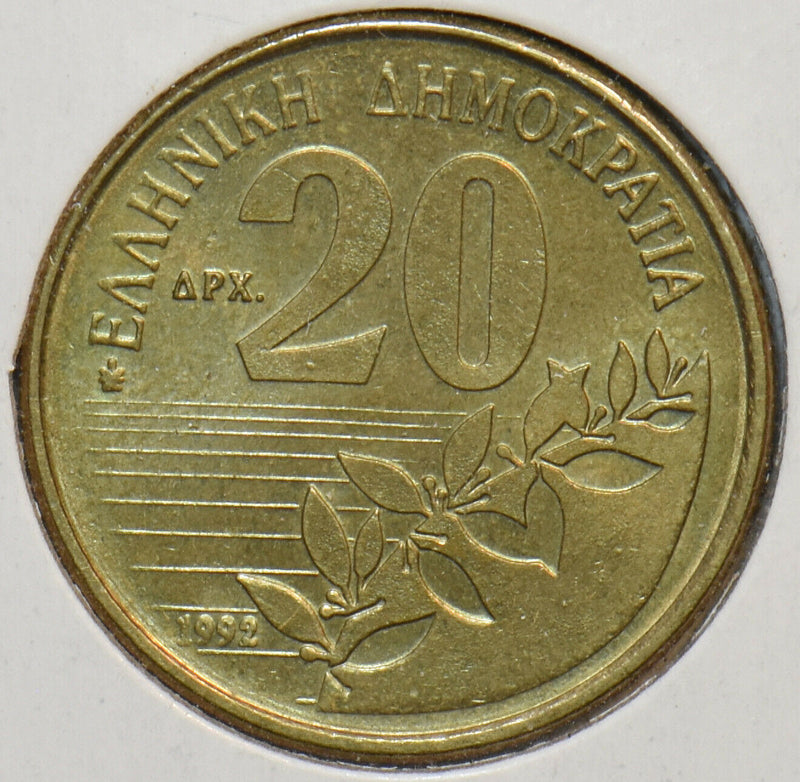 Greece 1992 20 Drachmai 151788 combine shipping