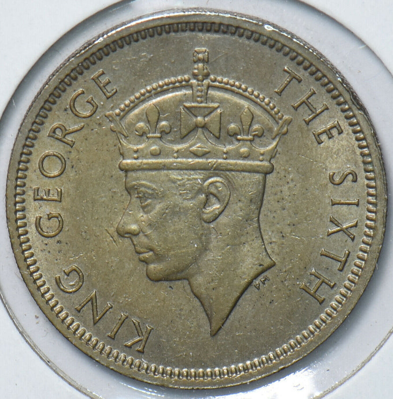 Hong Kong 1951 50 Cents 293869 combine shipping