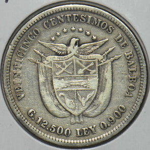 Panama 1904 25 Centesimos 297025 combine shipping