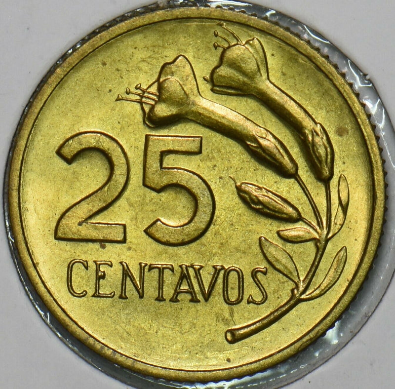 Peru 1967 25 Centavos 196581 combine shipping