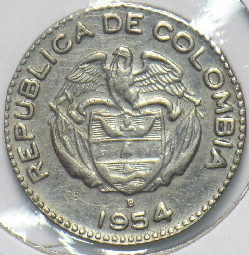 Colombia 1954 10 Centavos 293503 combine shipping