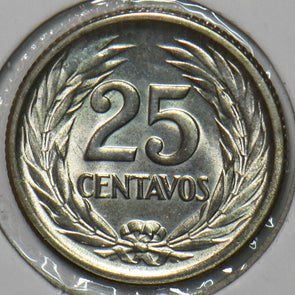 El Salvador 1953 25 Centavos 297002 combine shipping
