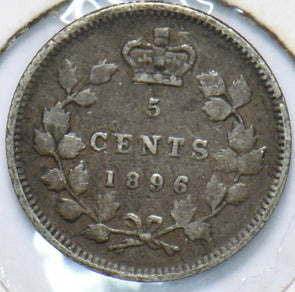Canada 1896 5 Cents Victoria 293626 combine shipping