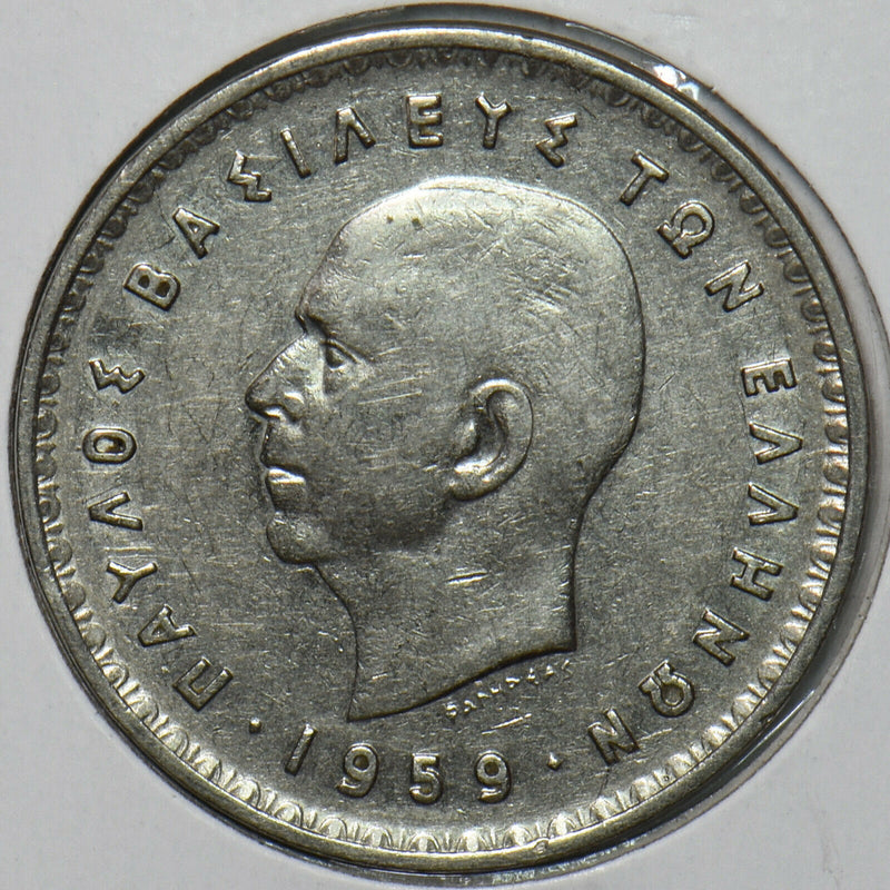 Greece 1959 10 Drachma 151740 combine shipping