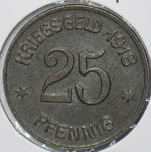 Germany 1918 25 Pfennig Notgeld 296446 combine shipping