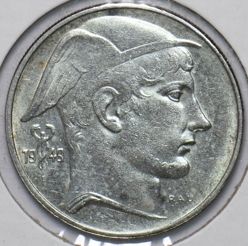 Belgium 1949 20 Francs Lion animal 294077 combine shipping