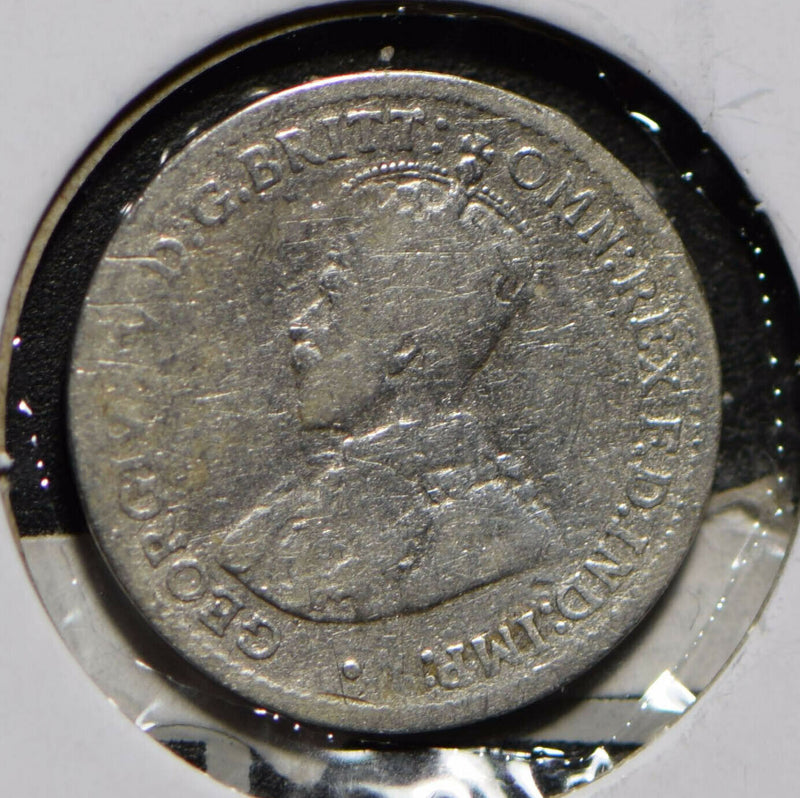 Australia 1914 3 Pence Kangaroo animal Emu  901231 combine shipping