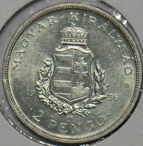 Hungary 1936 2 Pengo Death of Liszt 296870 combine shipping